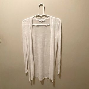 Loft White Cardigan